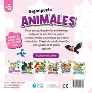 Giganpuzle Animales – Aprende jugando con tus animales favoritos