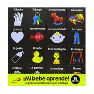 ¡Mi bebé aprende! – Biblioteca de 16 mini libros